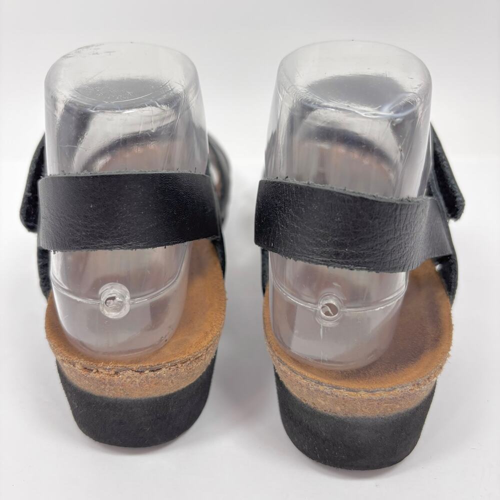 Naot Kayla Sandals 38 / 7 Leather Strappy Slingback Wedge Comfort Beach Coastal - Picture 5 of 10